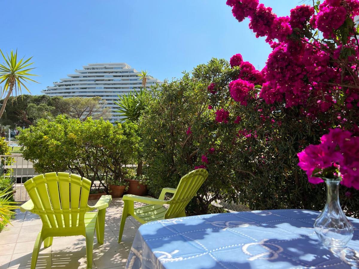 Blue Terrace Apartment - Marina Baie Des Anges Villeneuve-Loubet Eksteriør billede